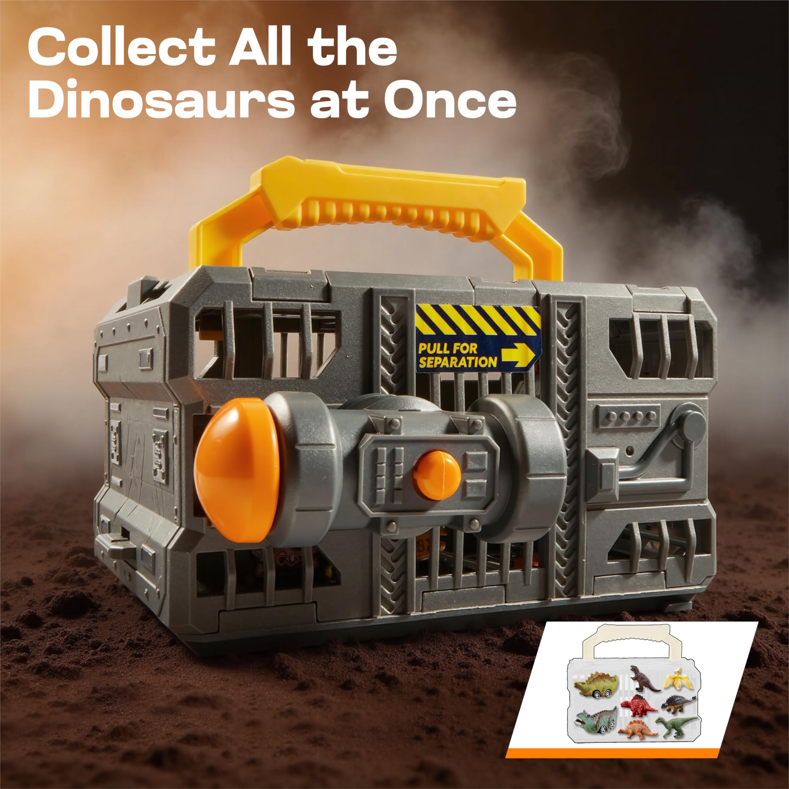 Vroomix JOVA color-rich truck appeals to dinosaur-loving kids.