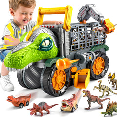 Vroomix JOVA dinosaur truck front view, ideal for action-packed play and imaginative scenes.