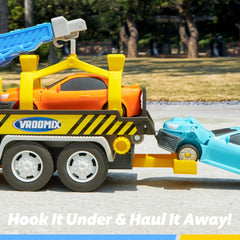 Vroomix JOVA lights and sounds enhance action-packed pretend missions.