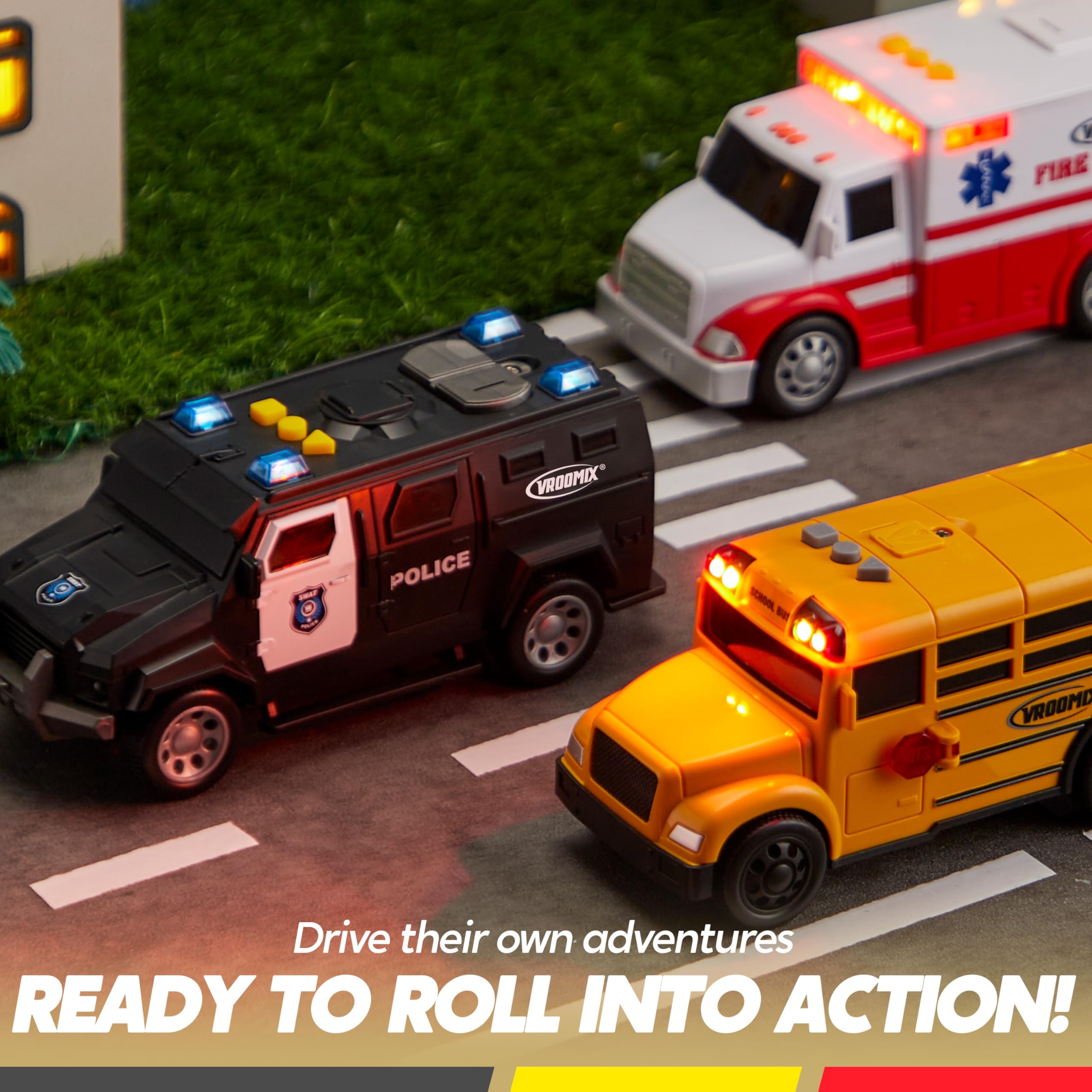 Vroomix Jova school bus interior design supports imaginative routes.