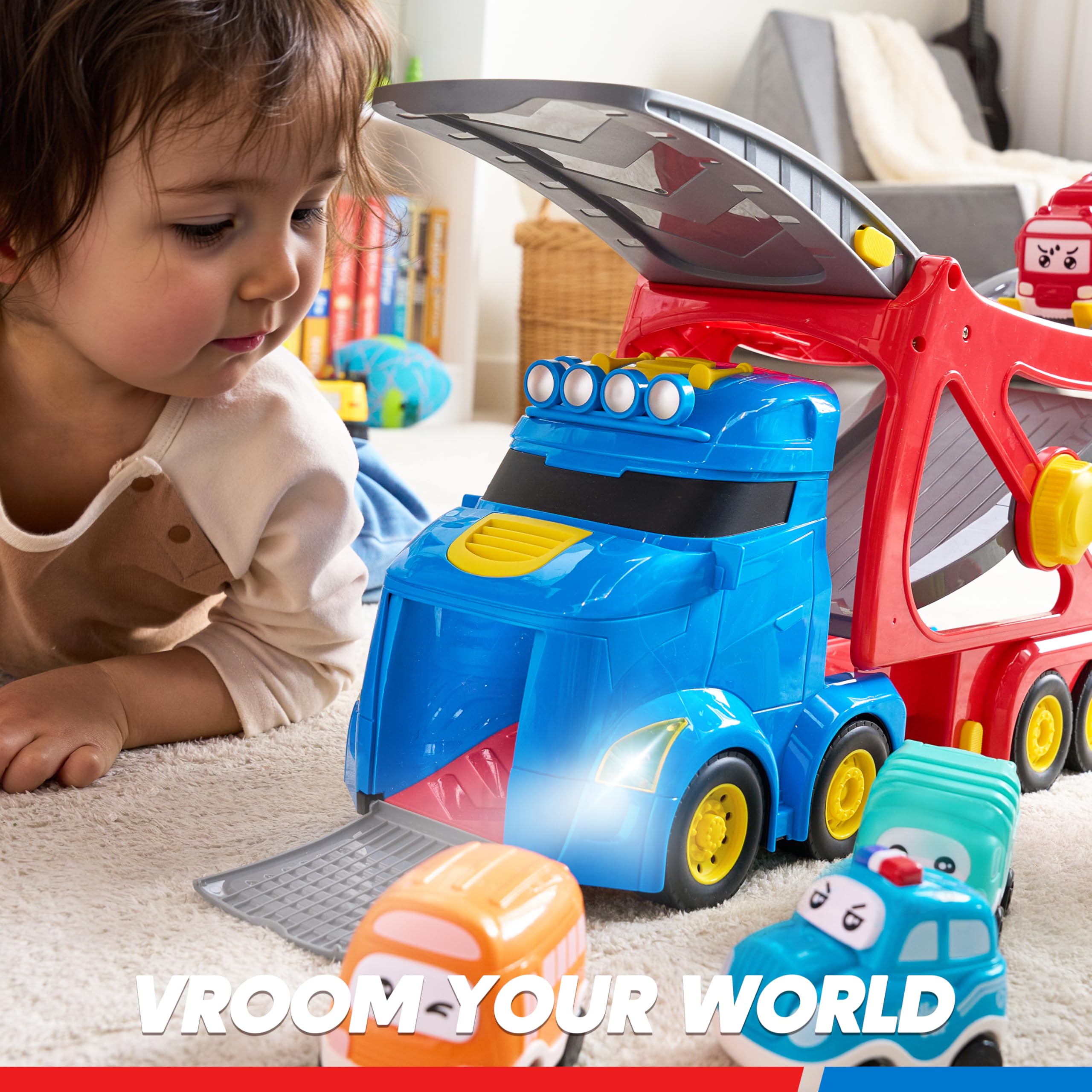 Vroomix no-divider design enables easy cleanup and storage.