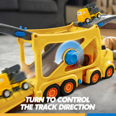Vroomix no-divider storage design keeps small cars organized after play.