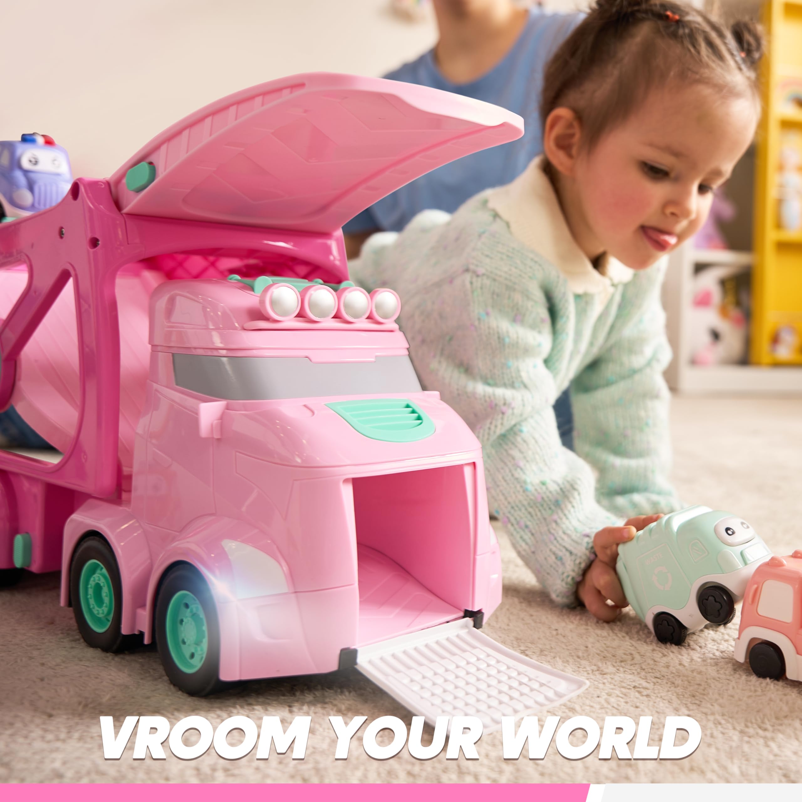 Vroomix versatile toddler carrier truck gift for imaginative play