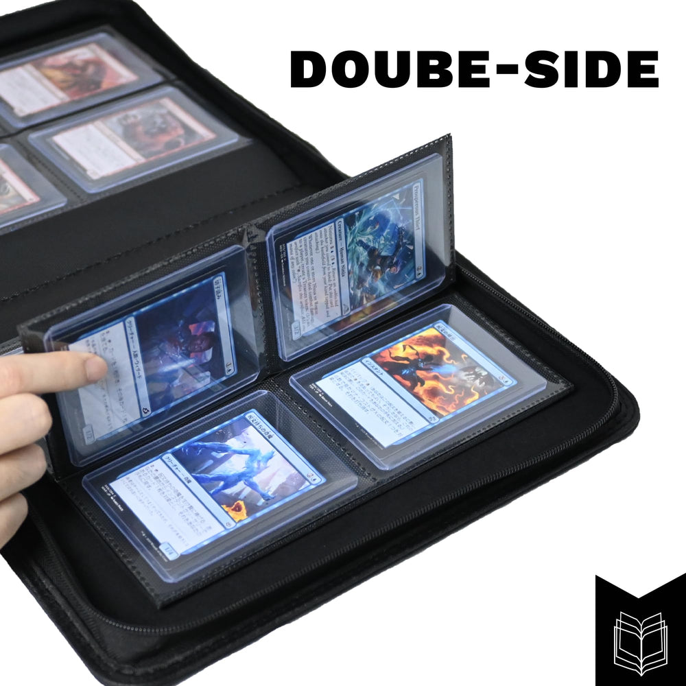 Vrsanok Toploader Binder side-loading pockets ease card insertion during setup