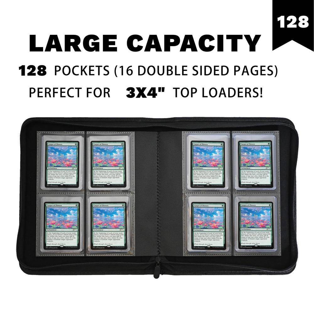 Vrsanok binder with zipper closure keeps cards secure during transport
