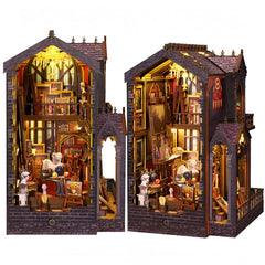 Vruelia Booknooks Art Studio Kit gray on display, inspiring creative home deco.