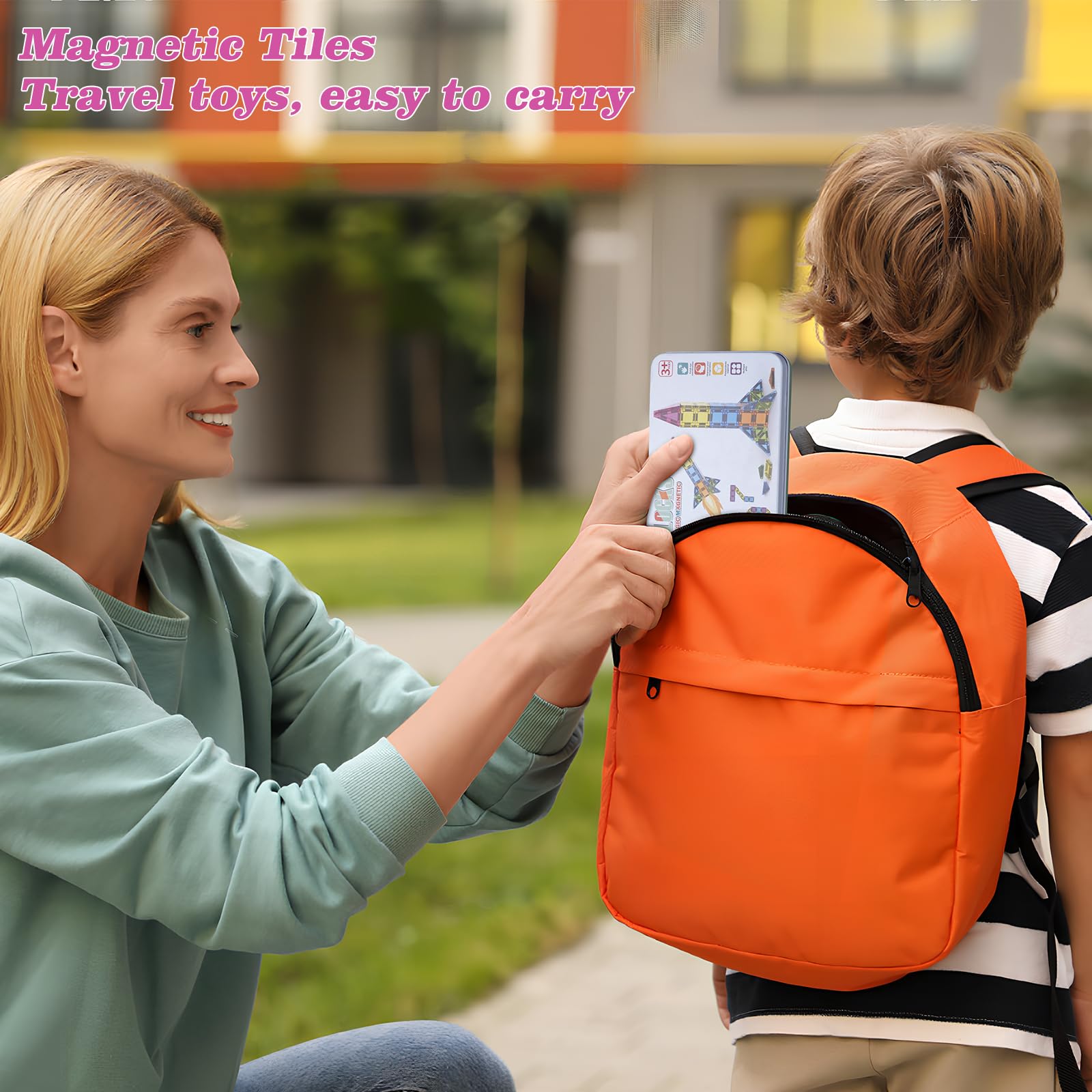 Vrythn tiles engage kids during travel for quiet entertainment