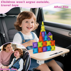 Vrythn tiles shapes building a rocket and castle encourages imaginative play