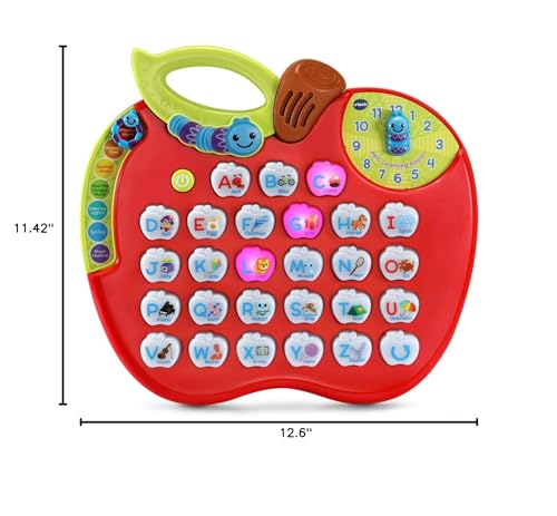 VTech ABC Learning Apple red Eye Spy quiz mode strengthens recall