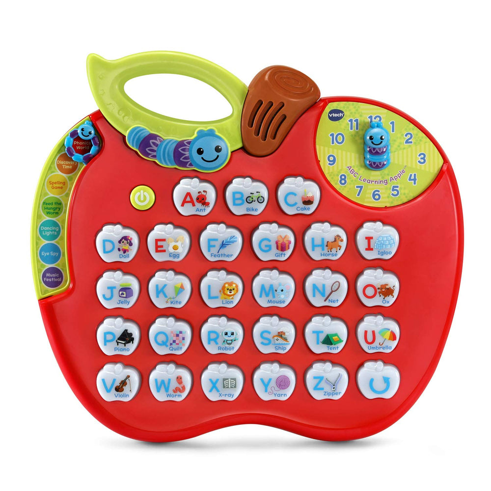 VTech ABC Learning Apple red Music Festival mode encourages dancing