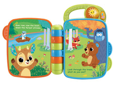 VTech Baby Animal Rhymes Storytime pages illustrate characters with durable visuals for little hands