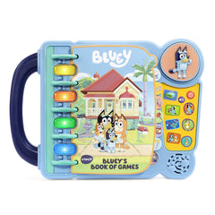 VTech Bluey’s Book of Games cover art invites imaginative pretend play and family bonding.