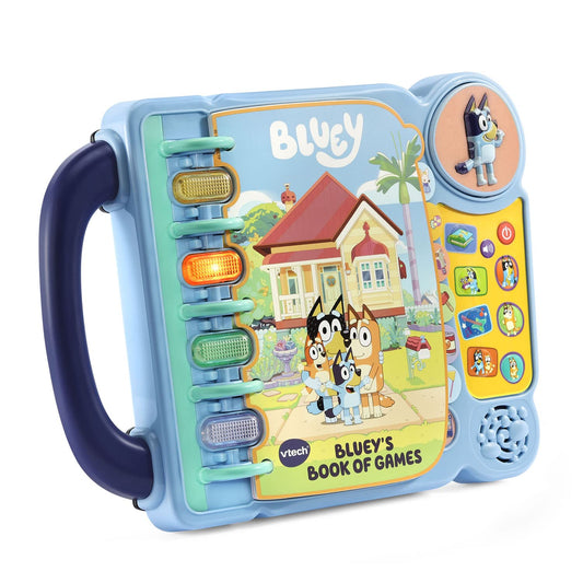 VTech Bluey’s Book of Games Story Mode brings Bluey’s adventures to life for kids.