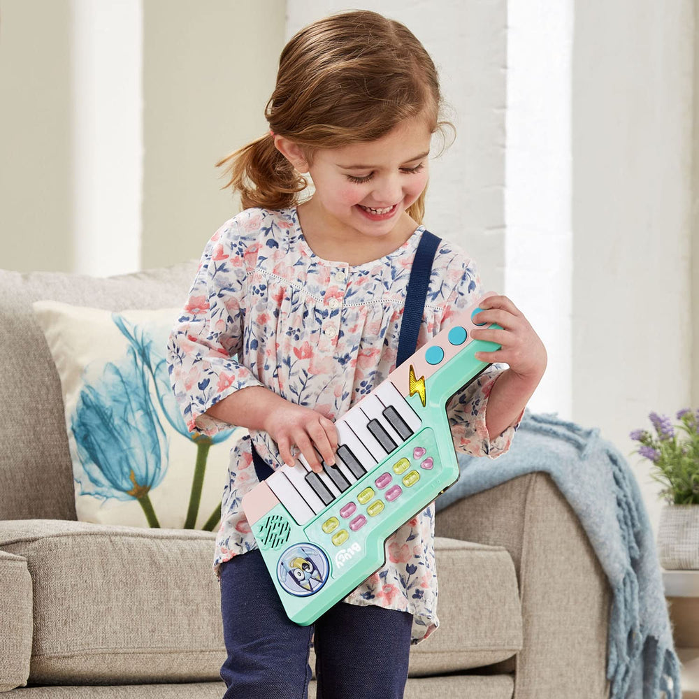 VTech Bluey keytar with batteries included for demo use