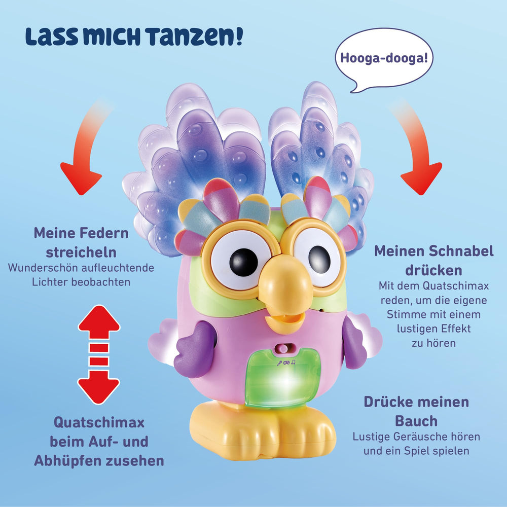 VTech Bluey Quatschimax head wings move for expressive play