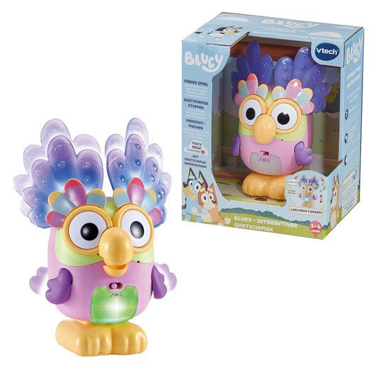 VTech Bluey Quatschimax light-up belly activates playful interactions