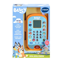 VTech Bluey Ring Ring Phone with animated characters for adventures