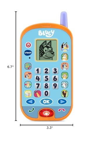 VTech Bluey Ring Ring Phone demo batteries included for quick setup