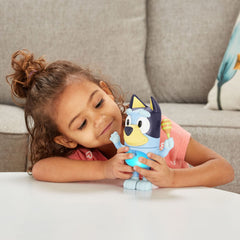 VTech Bluey Shake It Bluey belly-light visuals synchronize with music for a visual beat.