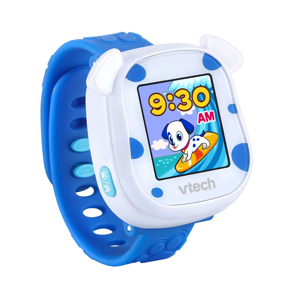 VTech My First Kidi Smartwatch Blue toothbrush reminder promotes healthy habits