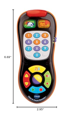 VTech Click and Count Remote durable design suitable for little hands