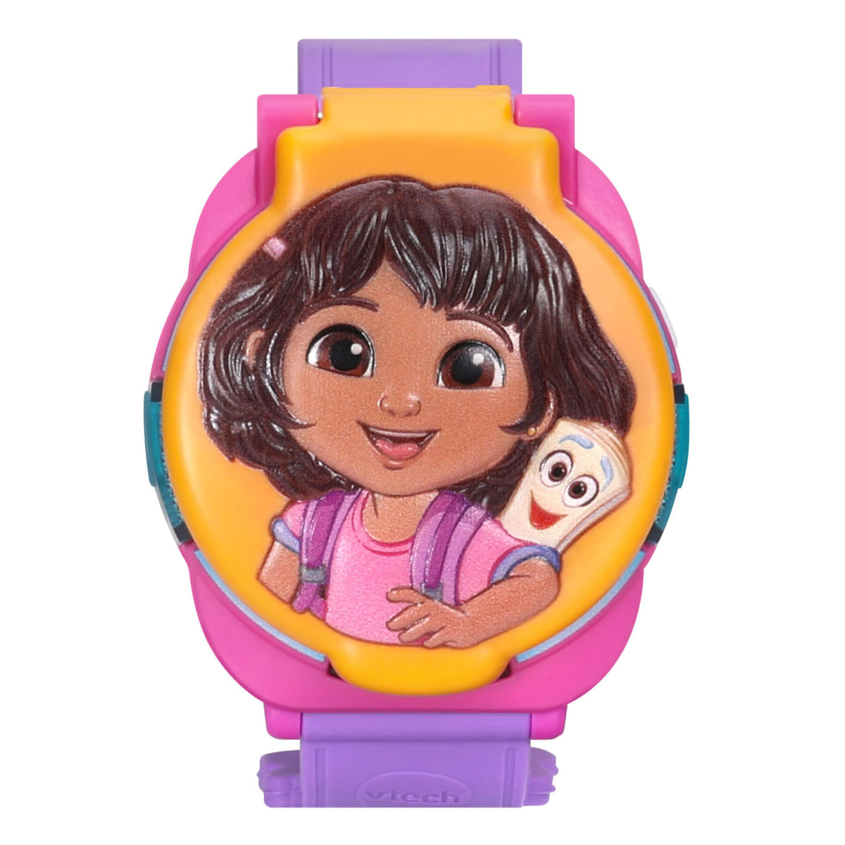 VTech Dora Time watch cover featuring Dora inspires imaginative play.