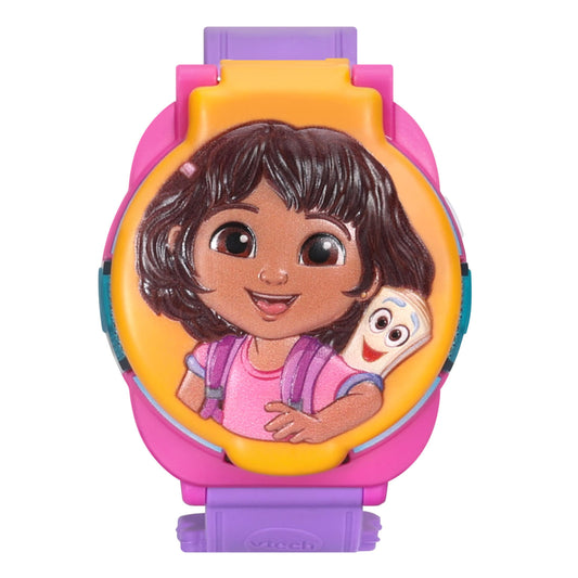 VTech Dora Time watch cover featuring Dora inspires imaginative play.