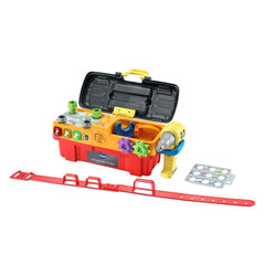 VTech Drill and Learn Toolbox Pro interlocking gears spin during play
