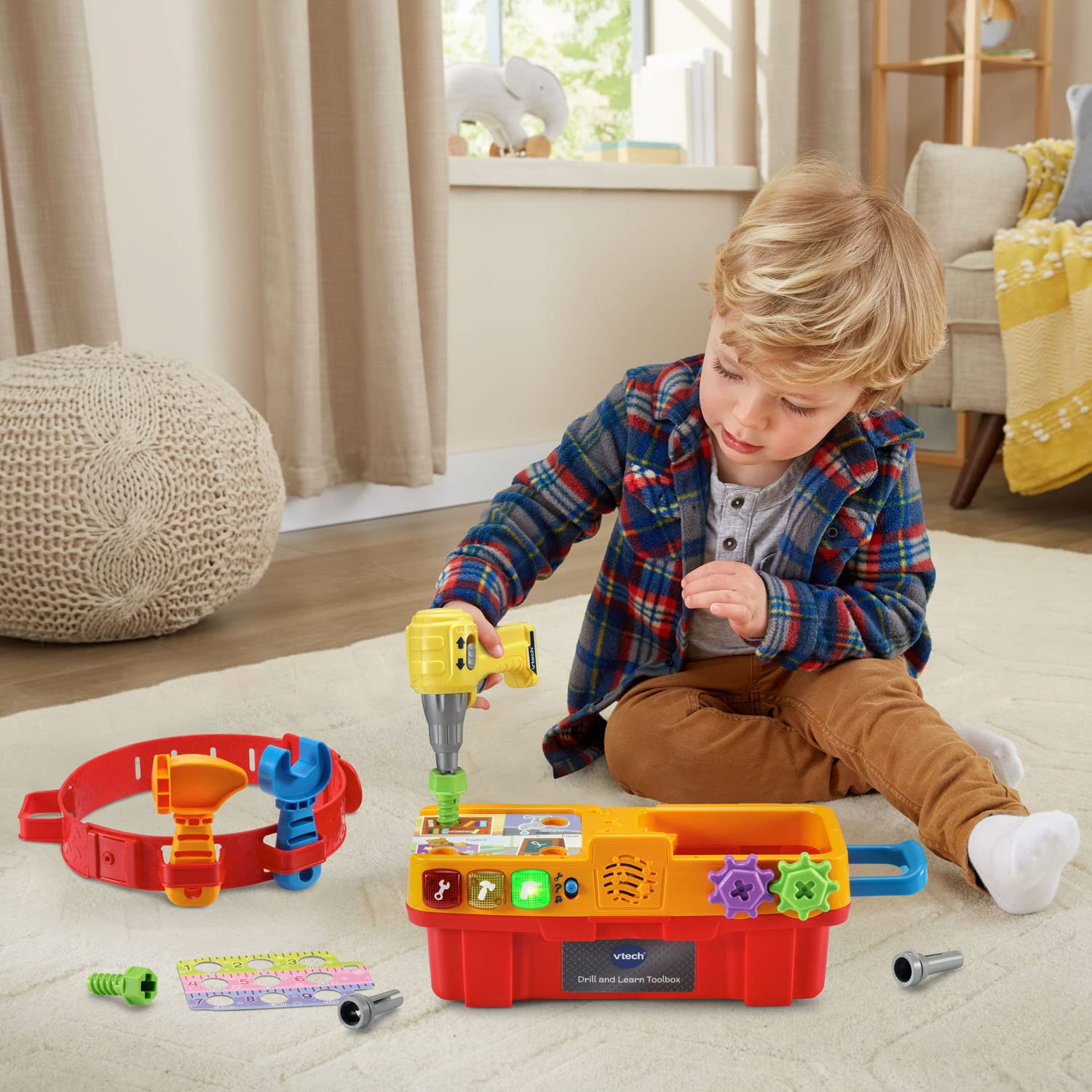 VTech Drill and Learn Toolbox Pro working drill with interactive sounds