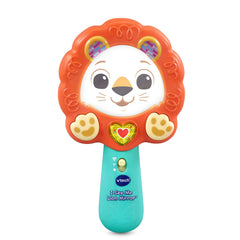 VTech I See Me Lion Mirror reflection shows your child their own face with a friendly surprise.