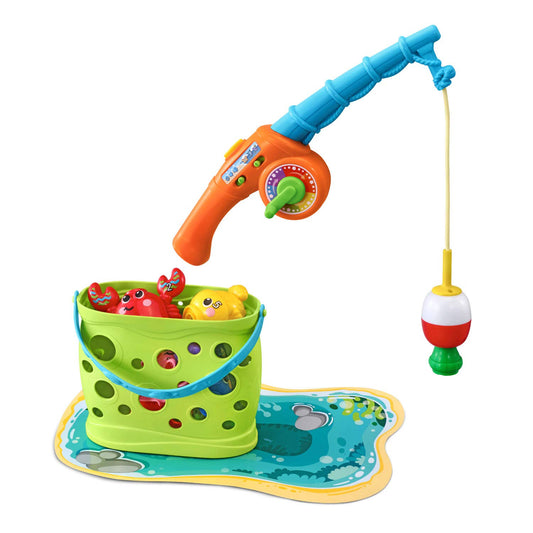 VTech Jiggle and Giggle Fishing Set features seven sea creatures to engage kids.