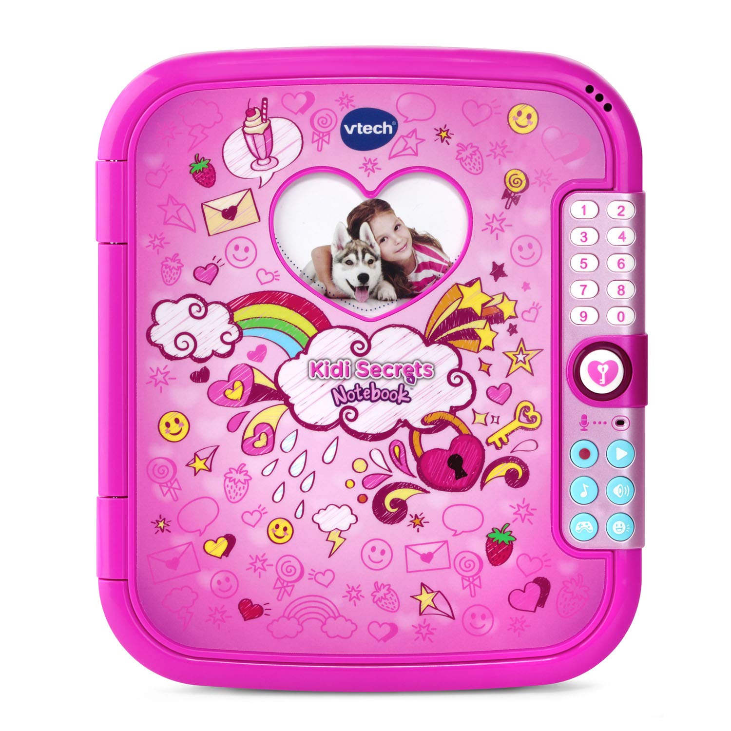 VTech Kidi Secrets Notebook pink cover invites private writing and doodling.