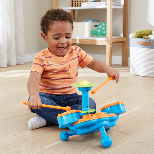 VTech KidiBeats cymbal with lights enhancing rhythm practice and interactive play.