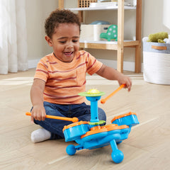 VTech KidiBeats cymbal with lights enhancing rhythm practice and interactive play.