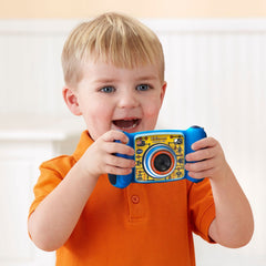 Child taking a selfie with face-detection selfie mode.