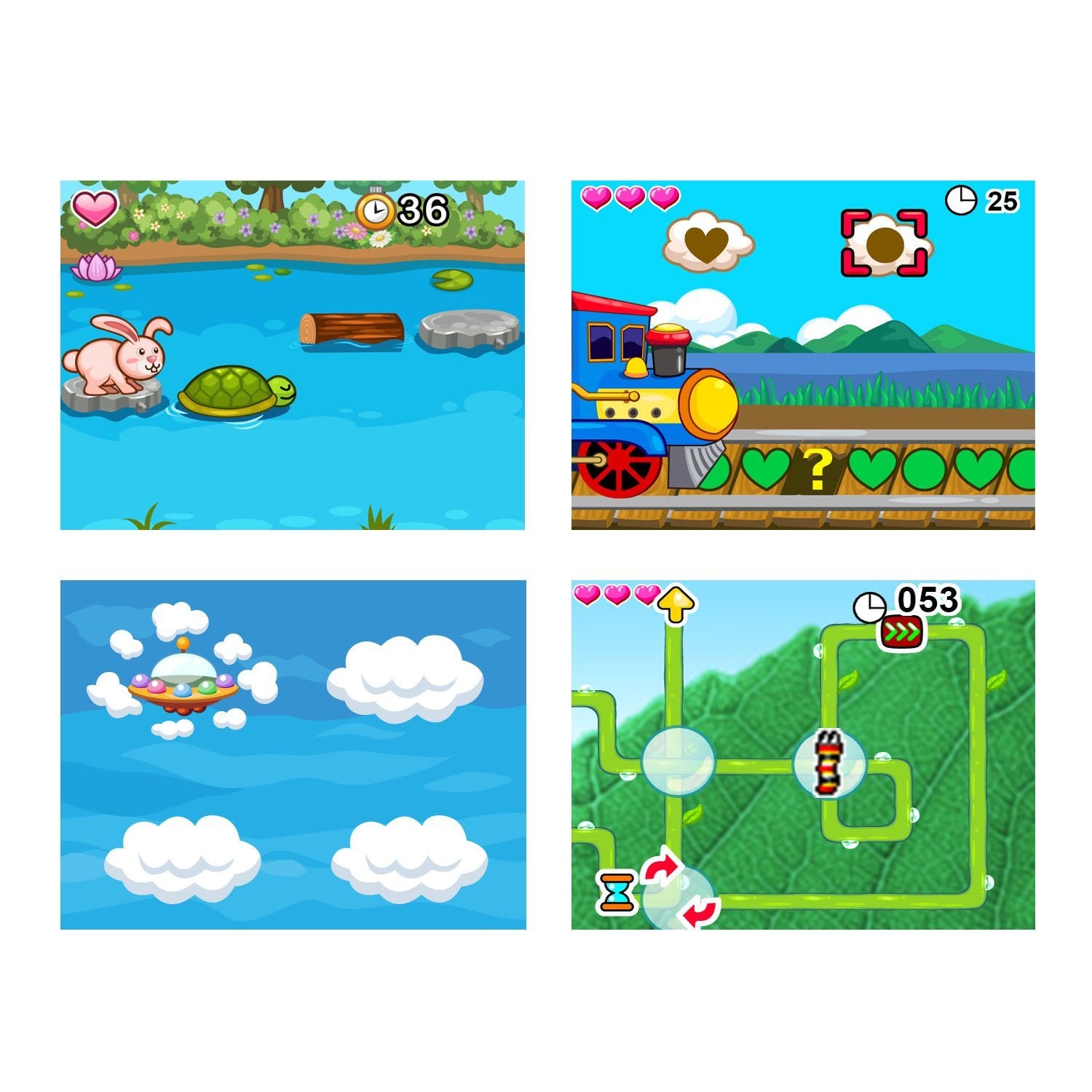 Video and voice recording features for creative play.