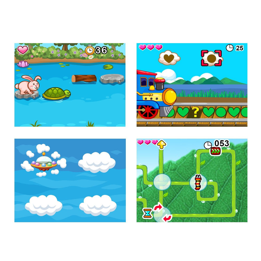 Video and voice recording features for creative play.