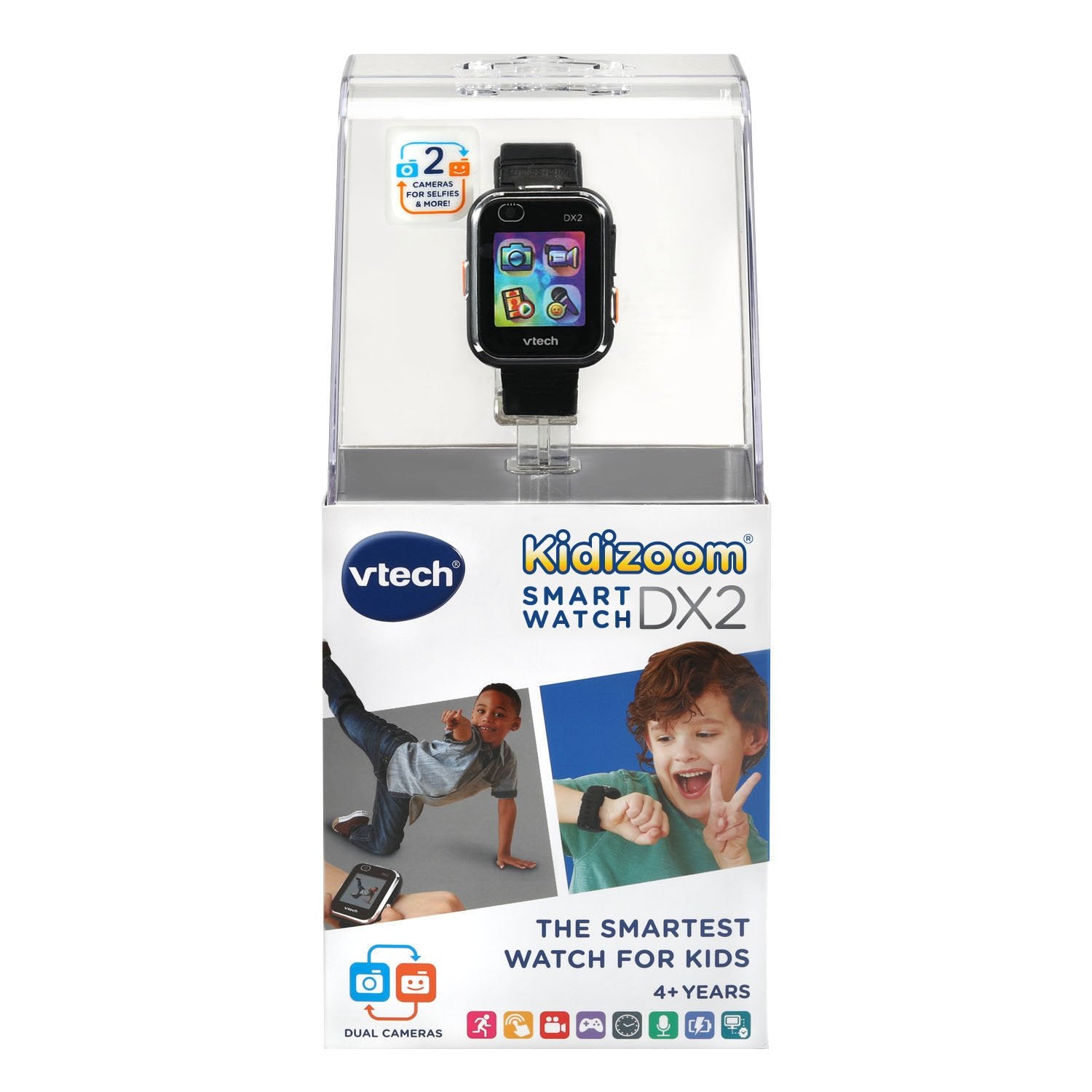 VTech KidiZoom DX2 black Learning Lodge access with free games and camera effects