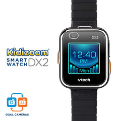VTech KidiZoom DX2 black two cameras enabling kids to capture photos and videos