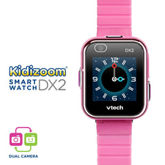VTech KidiZoom DX2 dual cameras capture photos and selfies on the go.