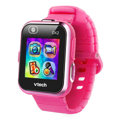 VTech KidiZoom DX2 pink wristband, comfy kid-friendly design for daily wear.