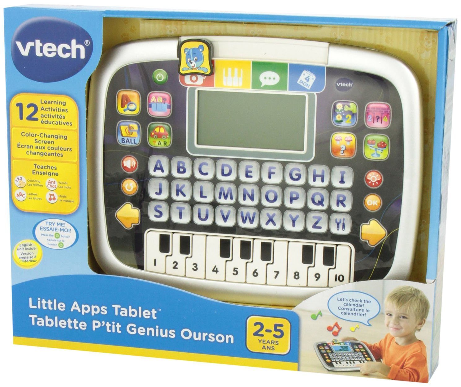 VTech Little Apps Tablet arrow controls support easy lap play and navigation