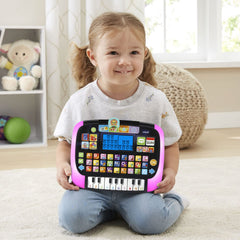 VTech Little Apps Tablet calendar app tracks daily routines and activities.