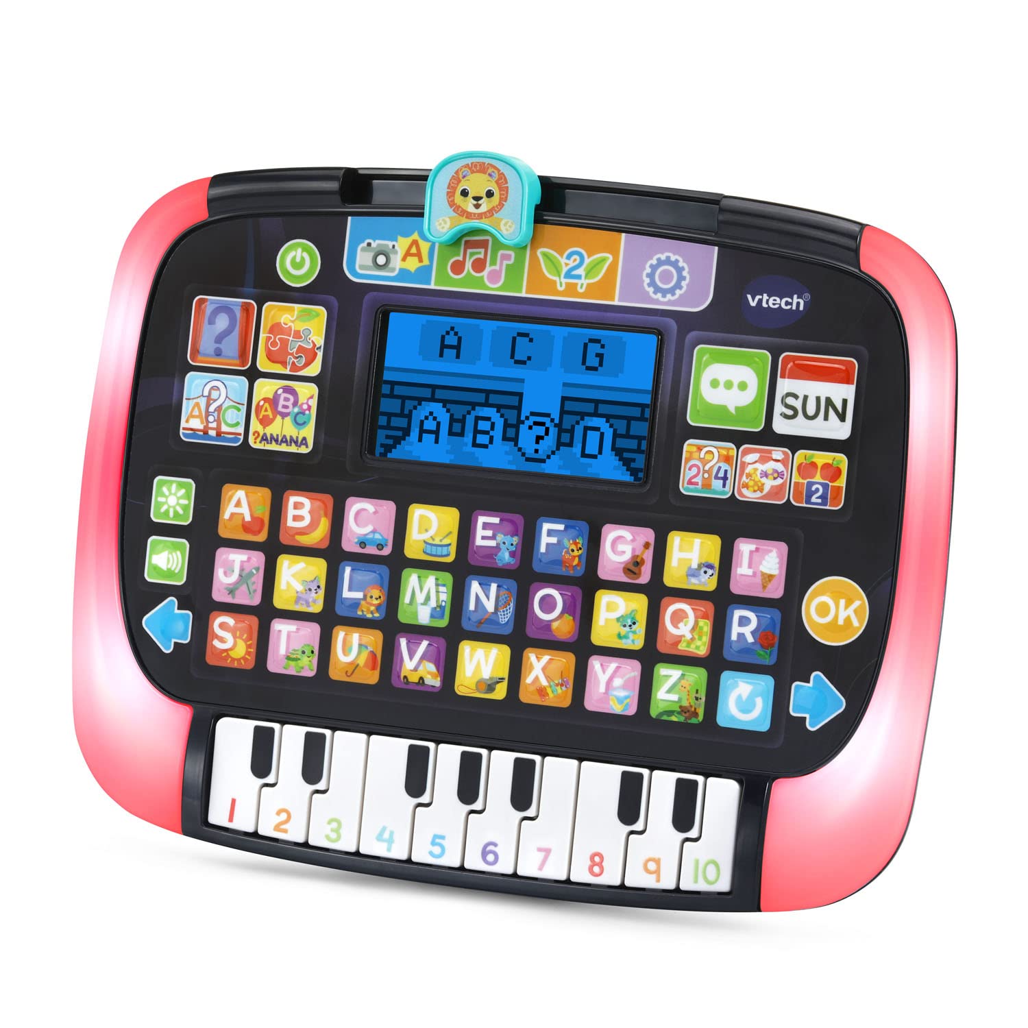 VTech Little Apps Tablet piano keys for interactive music play.