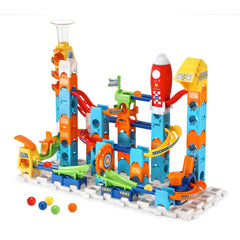 VTech Marble Rush color-coded blocks help simple three-build setups