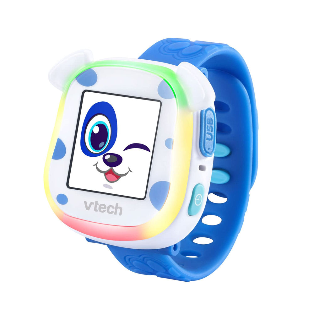 VTech My First Kidi Smartwatch Blue digital puppy on screen for pretend play