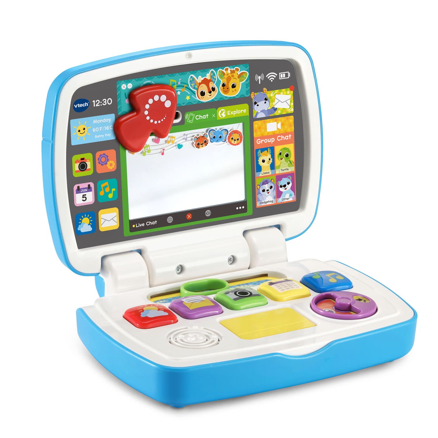 VTech Toddler Tech Laptop animal arrow selector for interactive pretend play.