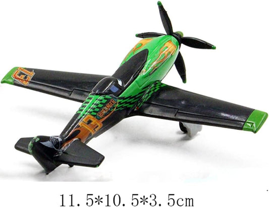 Vtynbix Plane Dusty Ripslinger 13 side view highlighting durable alloy shell and moving wheels.