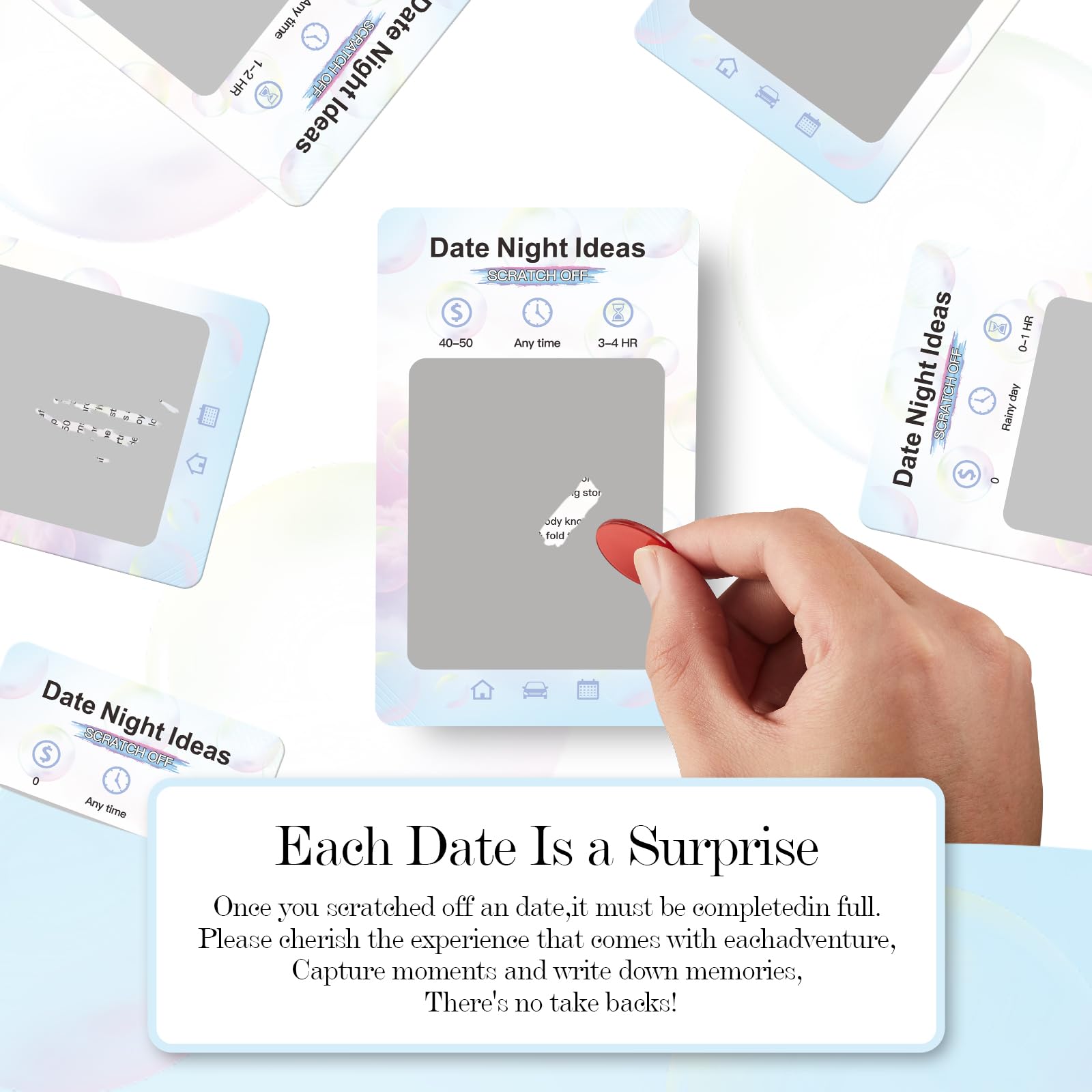Stickers to record memories during date night with VUNCESSIN
