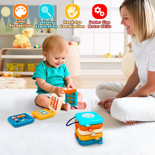 Vunrahsg Busy Board travel activity panel engages toddlers on trips